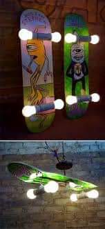 Idee skate lampada